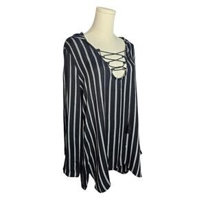 BILLABONG Black/White Hoodie Beach Dress